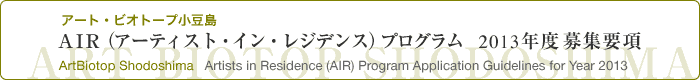 AIRプログラム 2012年度募集要項